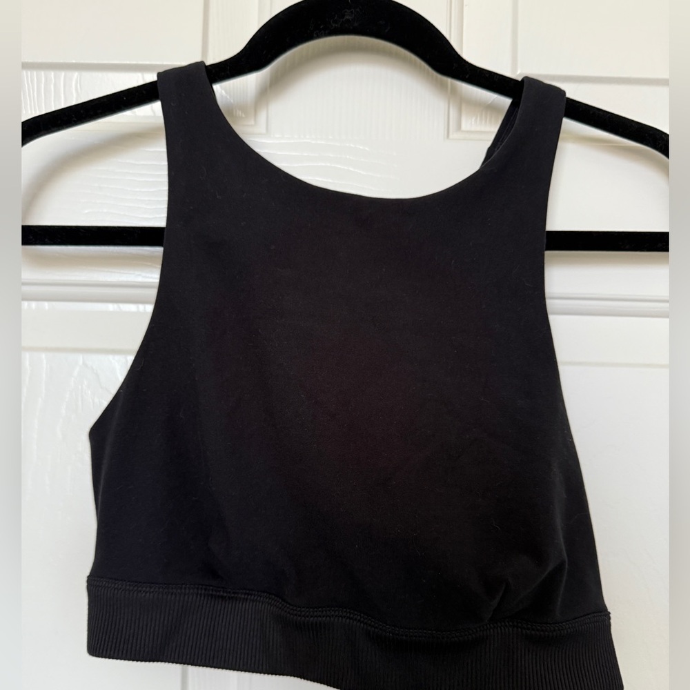 Alo Yoga Alosoft Iconic 90s Bra. Black. Size small.